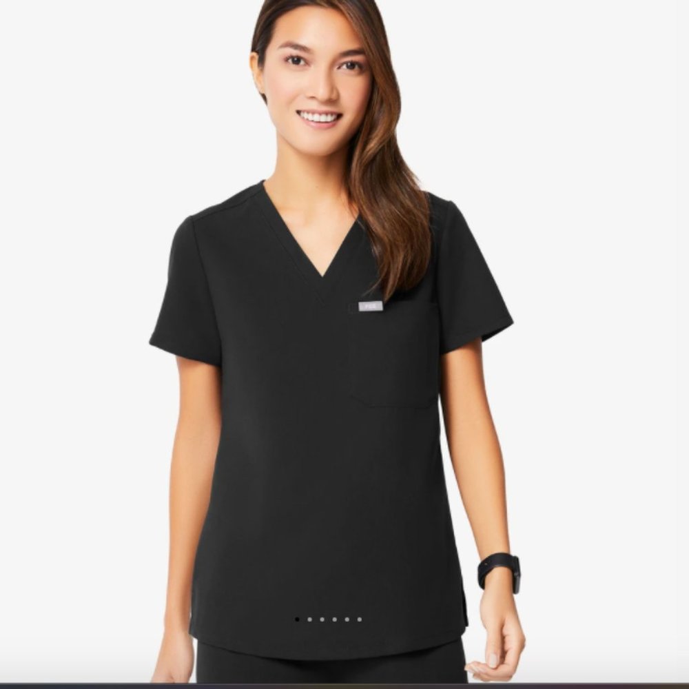 FIGS Women's Black XS Catarina Top + S Kade Bottom